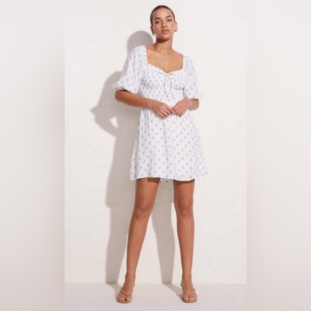 NWOT FAITHFULL THE BRAND Galicia Floral-Print Ini Dress, Size 4